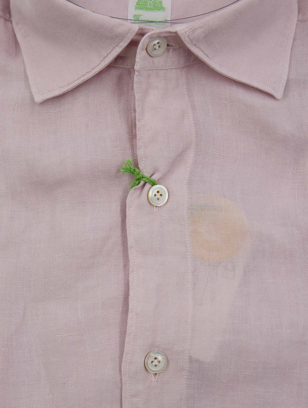 Finamore 1925 Pink Linen Shirt TOKYO