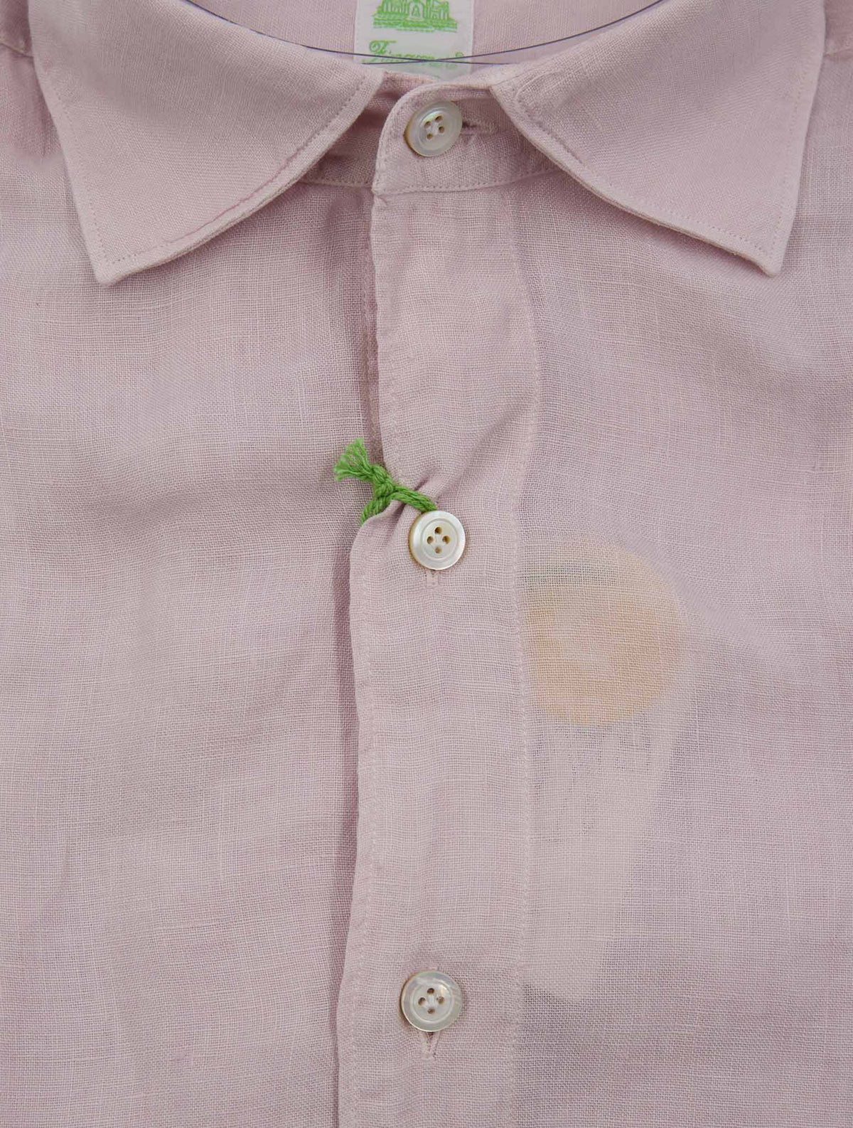Finamore 1925 Pink Linen Shirt TOKYO