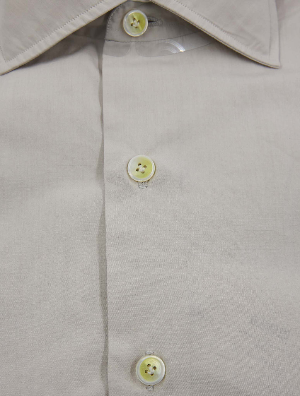 Finamore 1925 Taupe Cotton Shirt NAP93