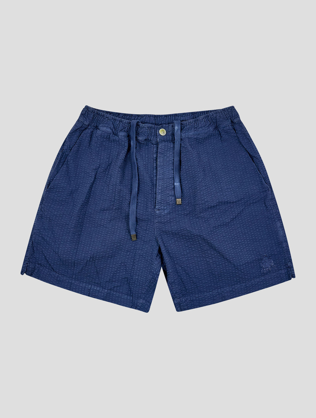 Finamore 1925 Blue Cotton Swim Trunk