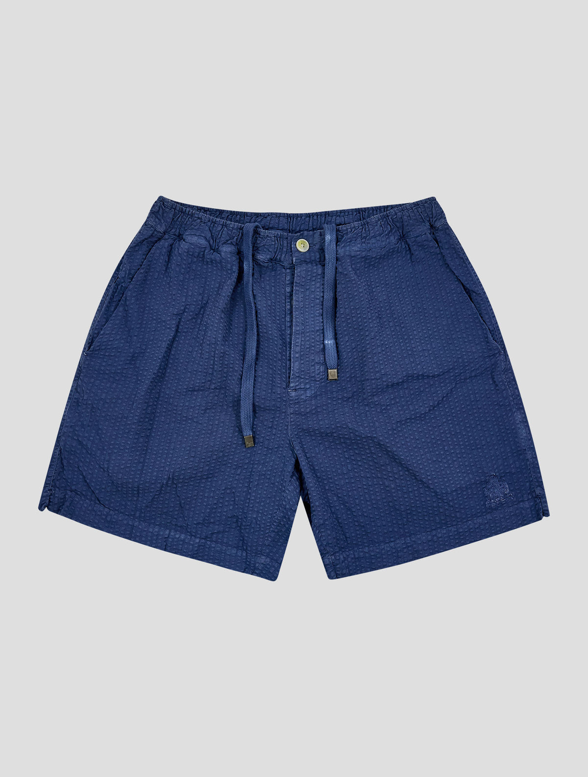 Finamore 1925 Blue Cotton Swim Trunk