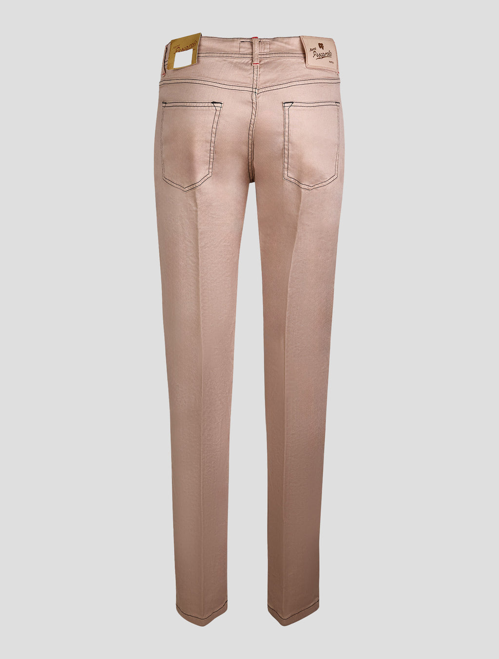 Marco Pescarolo Pink Linen Lyocell Ea Jeans