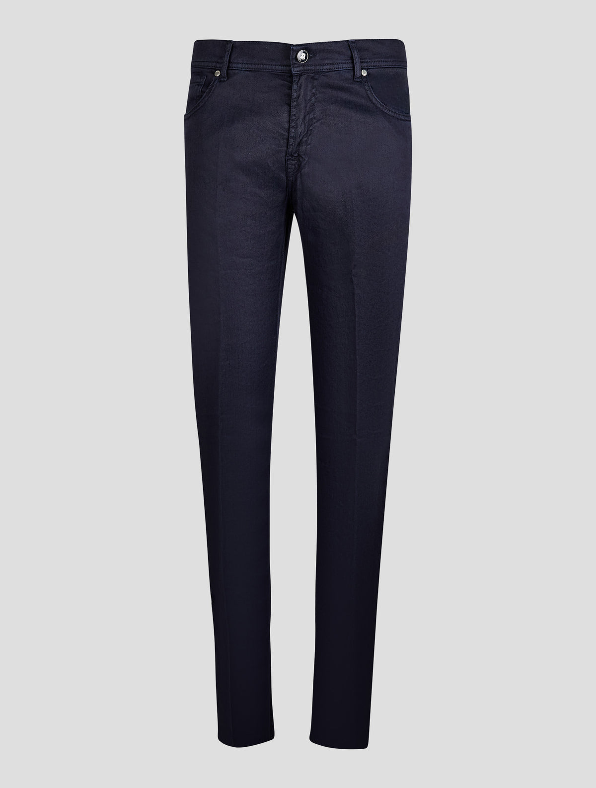 Marco Pescarolo Dark Blue Linen Lyocell Ea Jeans