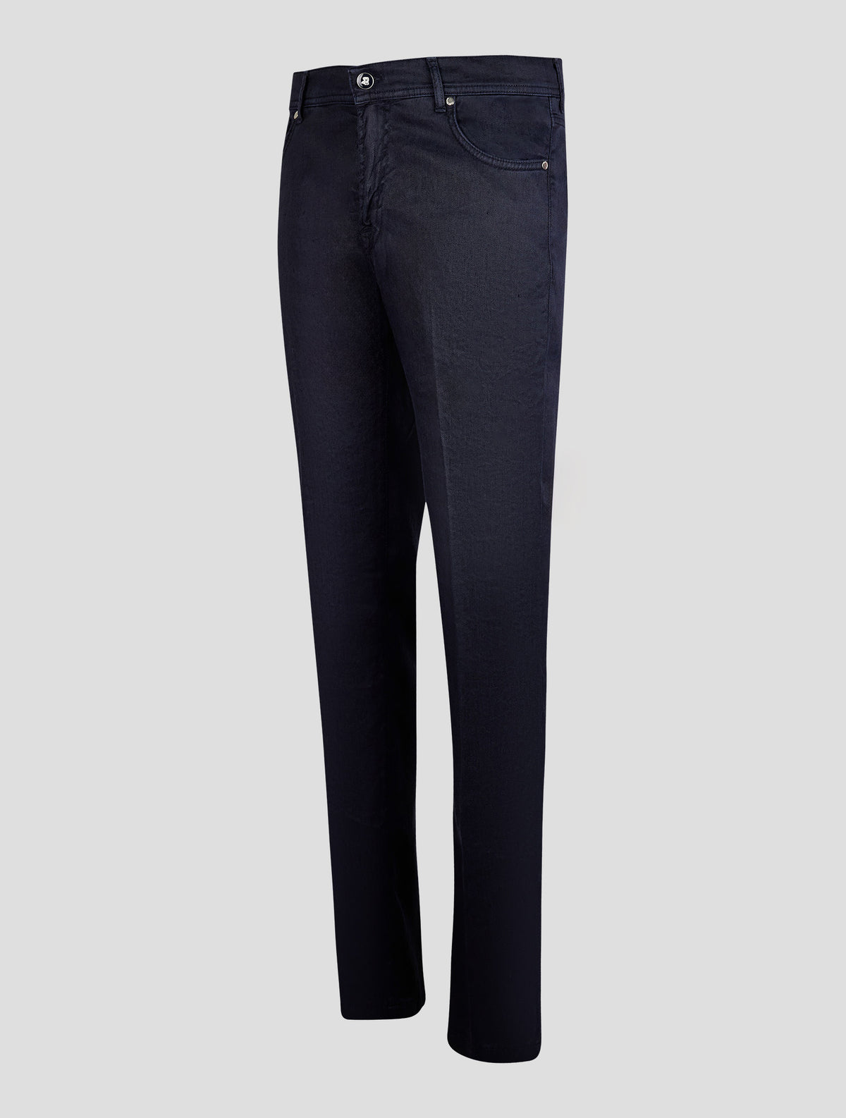 Marco Pescarolo Dark Blue Linen Lyocell Ea Jeans