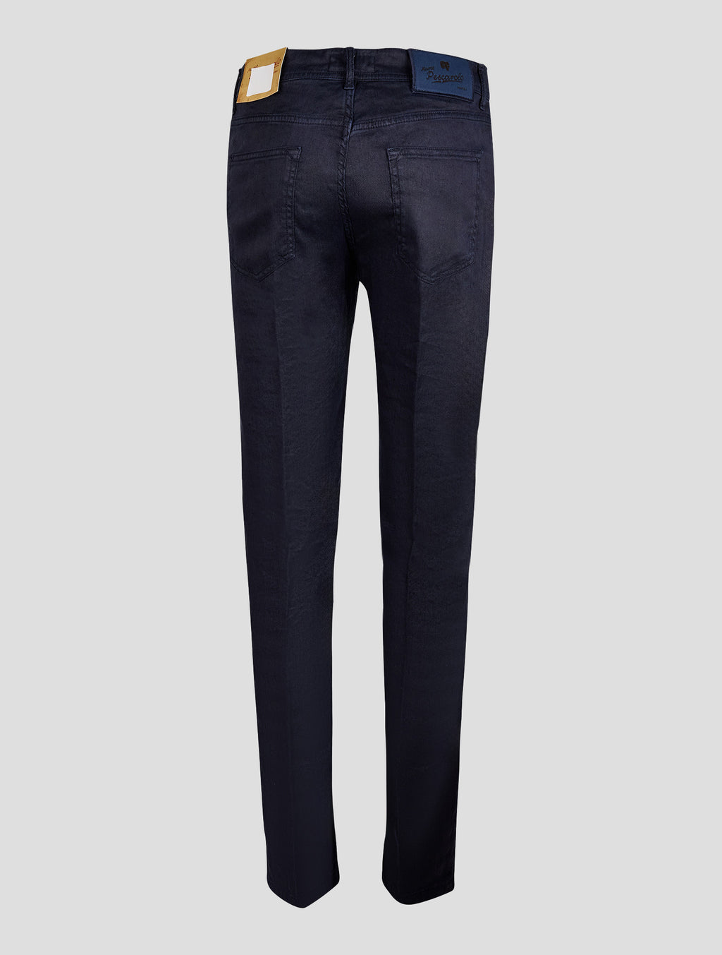 Marco Pescarolo Dark Blue Linen Lyocell Ea Jeans