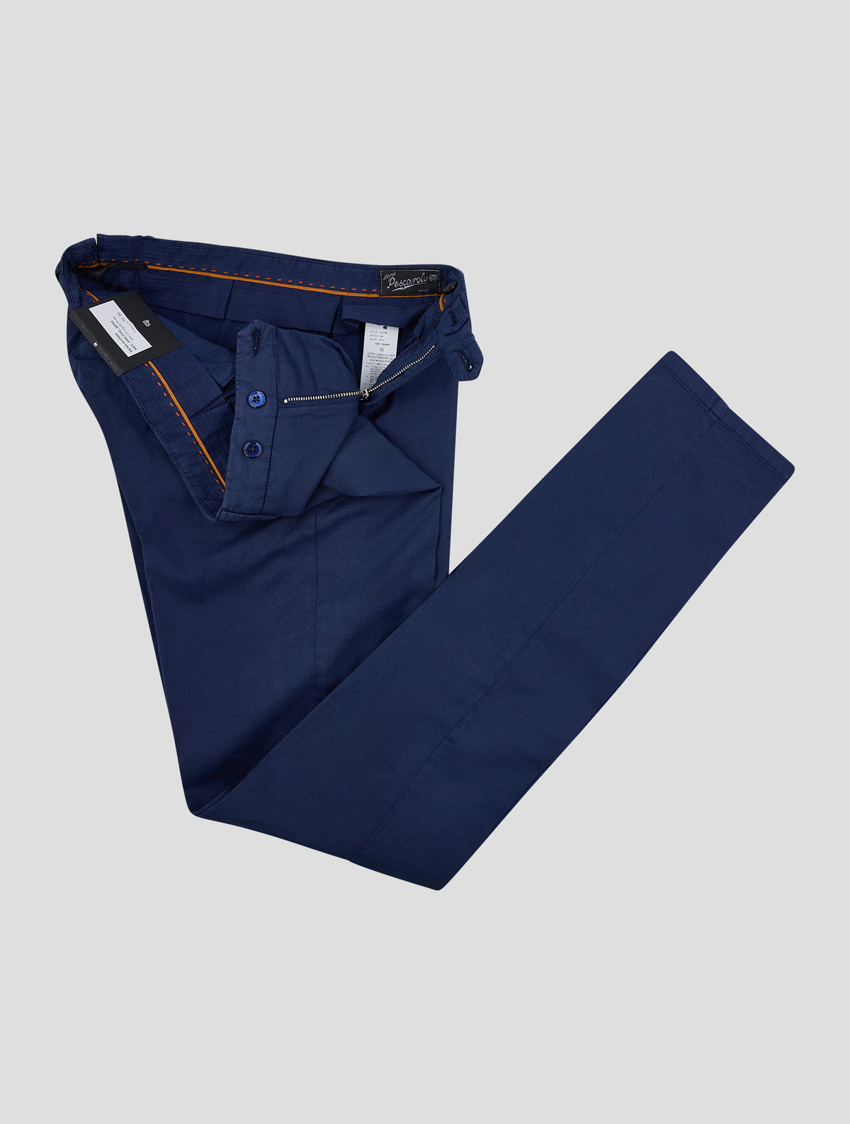 Marco Pescarolo Blue Cotton Silk Ea Pants