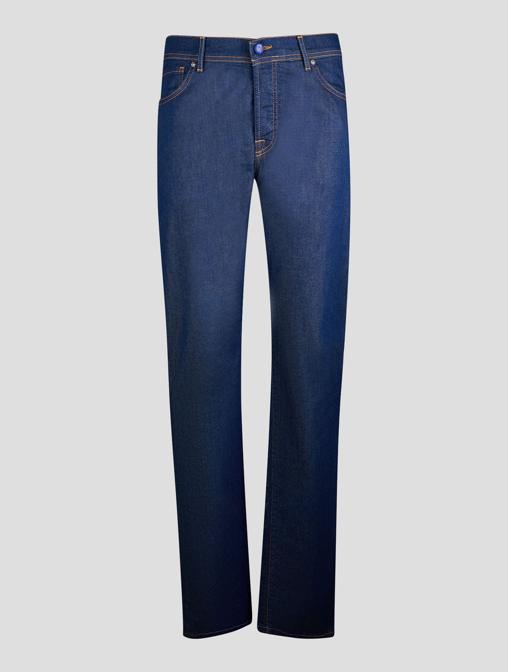 Marco Pescarolo Blue Cotton Lycra Silk Jeans