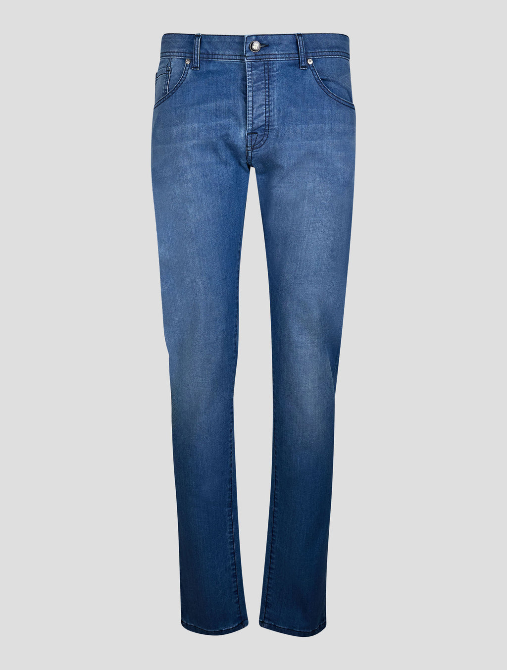 Marco Pescarolo Light Blue Cotton Ea Jeans
