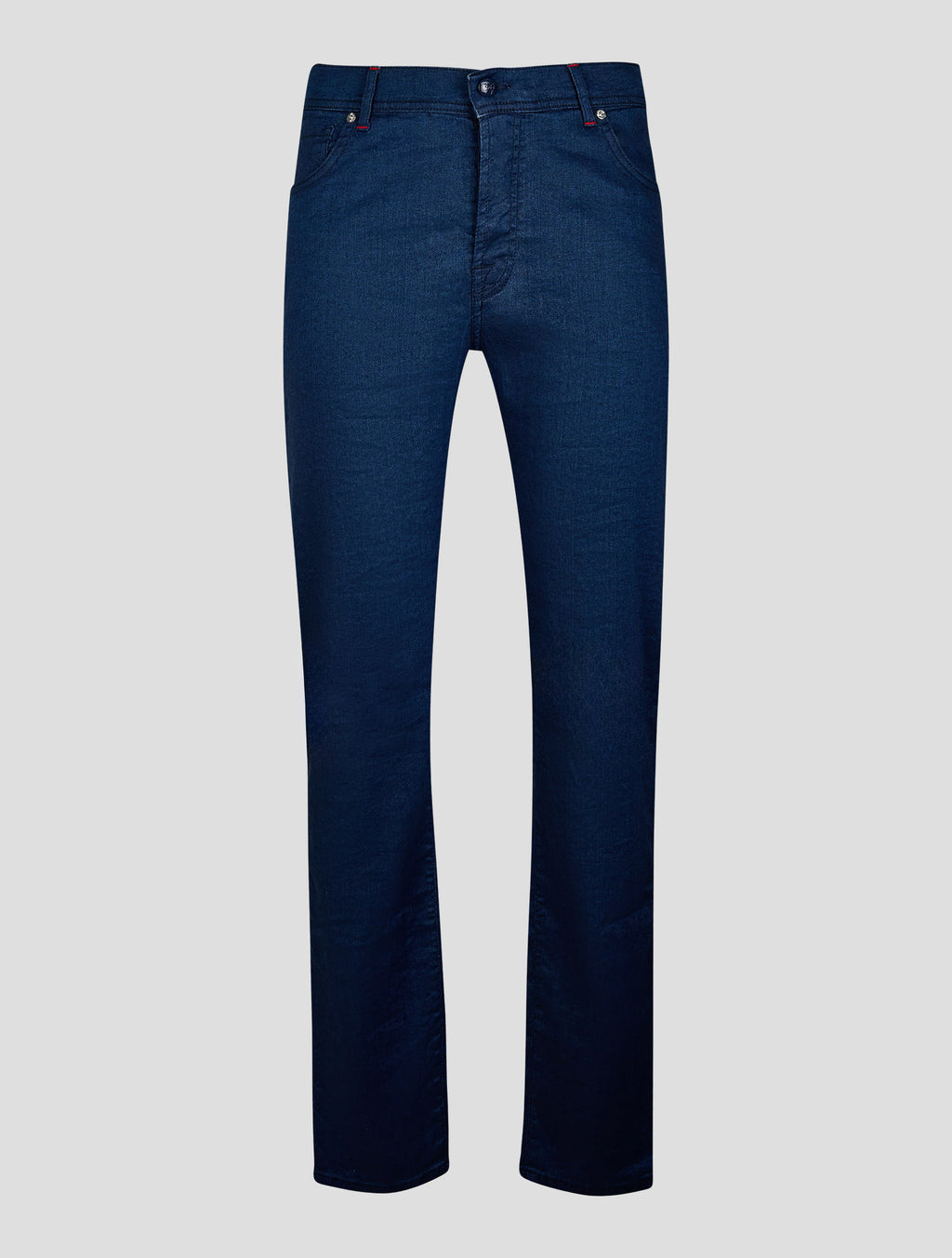 Marco Pescarolo Dark Blue Linen Cotton Ea Jeans