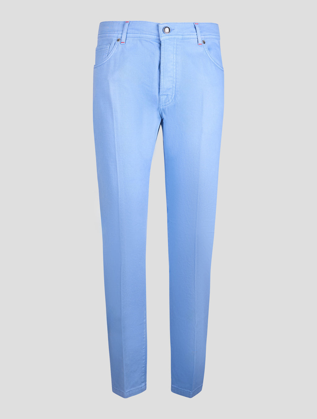 Marco Pescarolo Light Blue Cotton Cashmere Ea Jeans