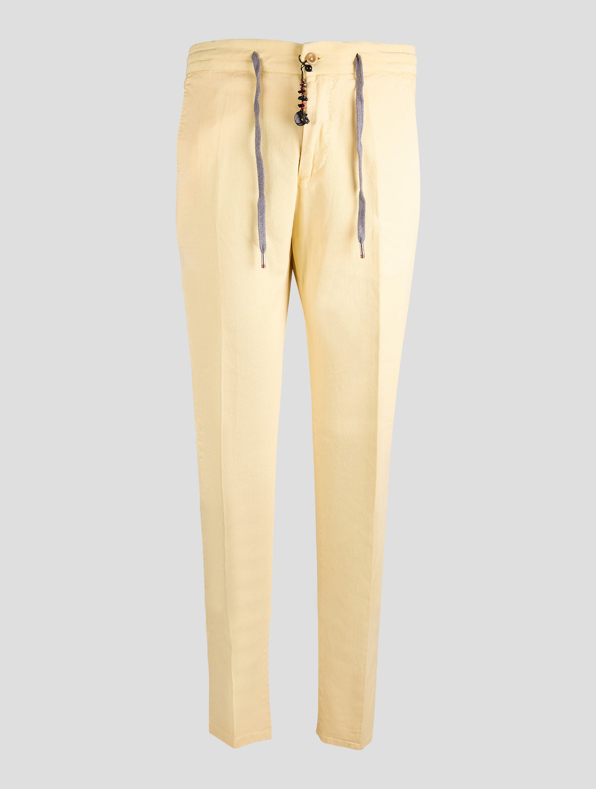 Marco Pescarolo Yellow Cotton Lyocell Ea Pants