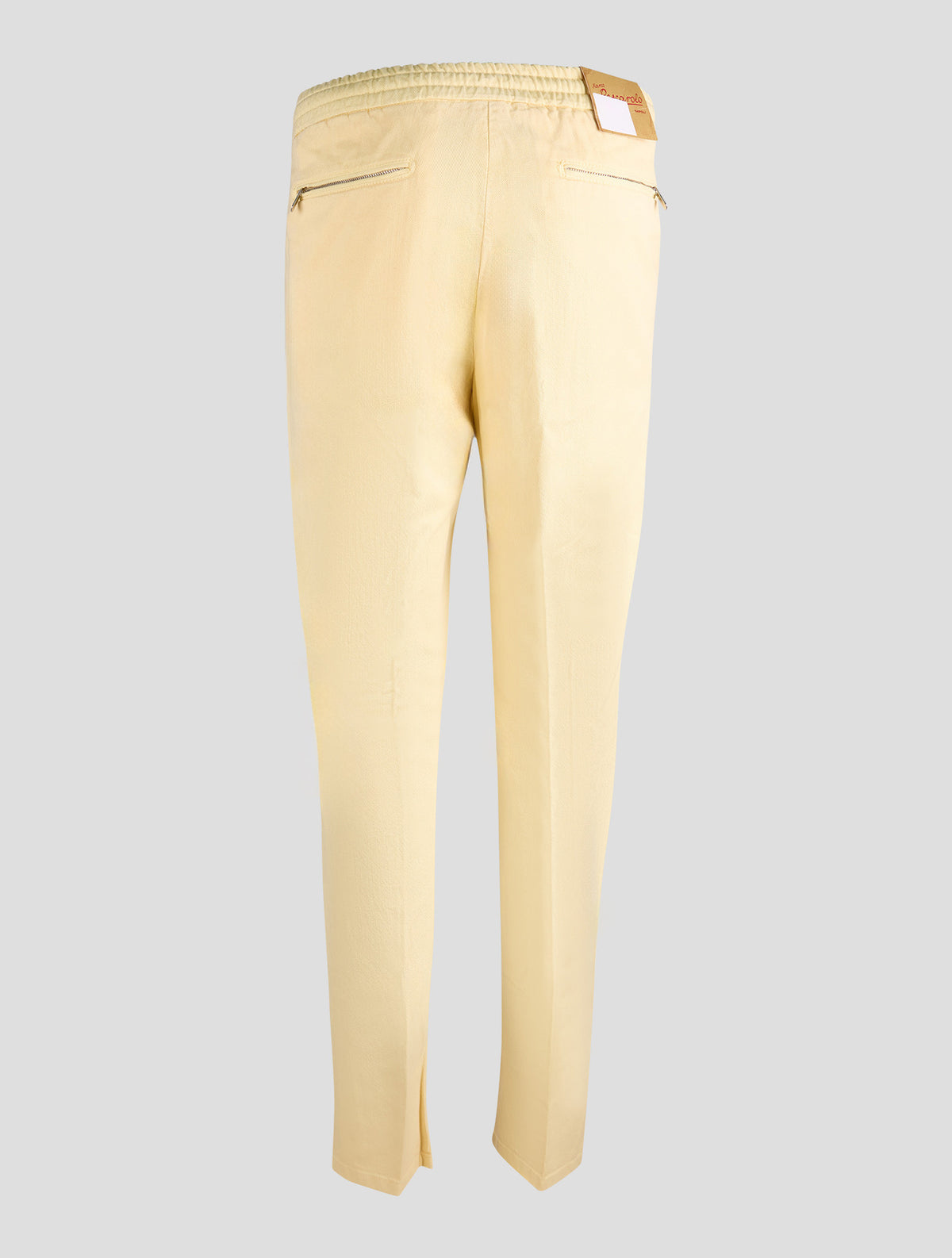 Marco Pescarolo Yellow Cotton Lyocell Ea Pants