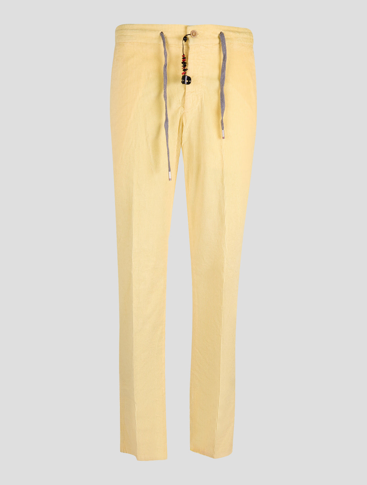 Marco Pescarolo Yellow Cotton Ea Velvet Pants