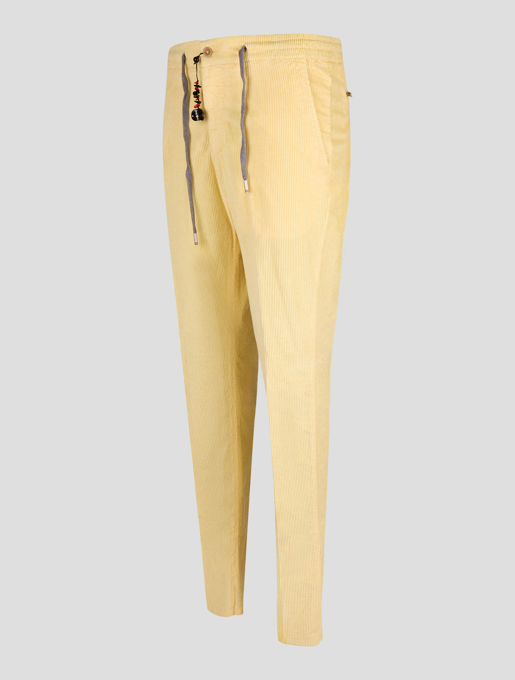 Marco Pescarolo Yellow Cotton Ea Velvet Pants