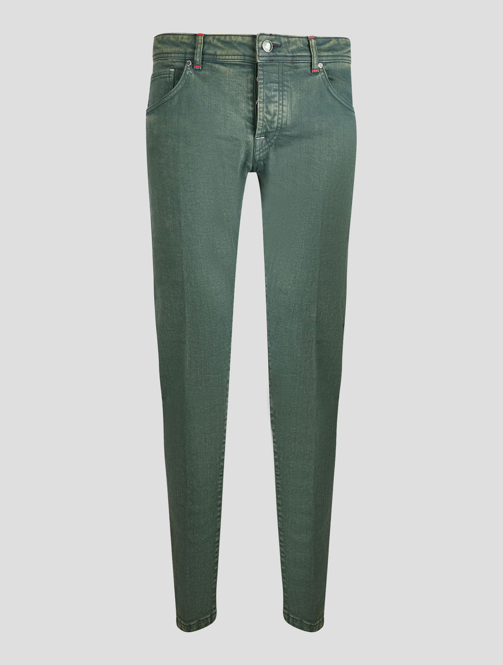 Marco Pescarolo Green Cotton Ea Jeans