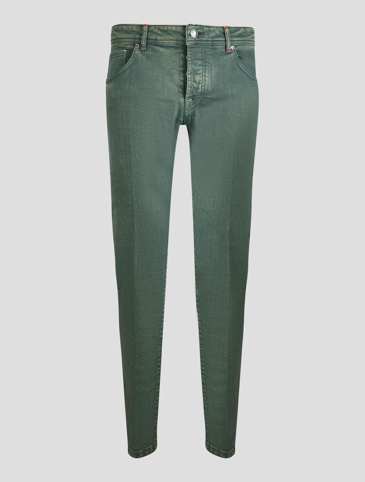 Marco Pescarolo Green Cotton Ea Jeans