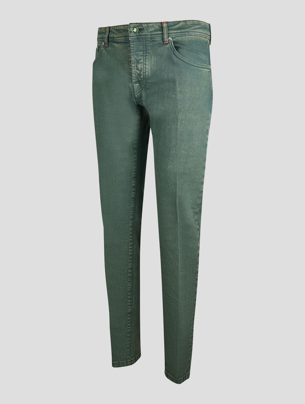 Marco Pescarolo Green Cotton Ea Jeans