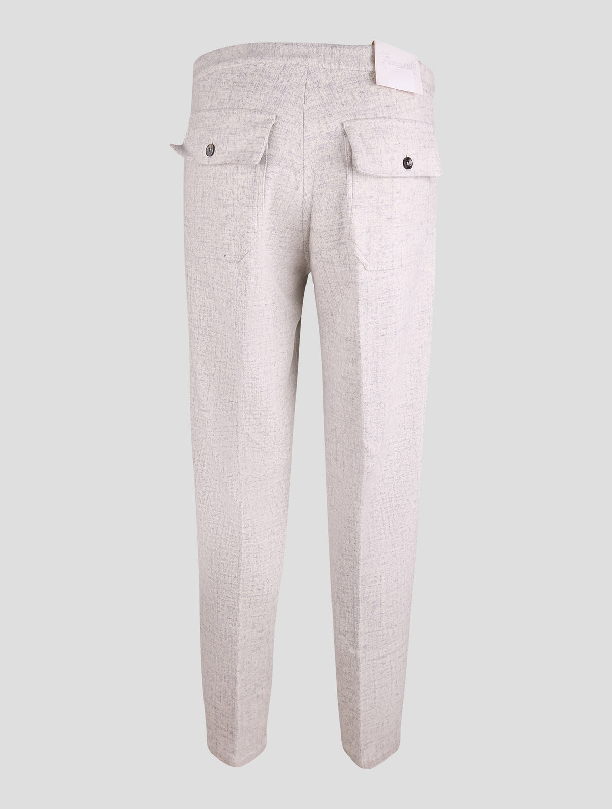 Marco Pescarolo Gray Virgin Wool Cotton Ea Pants