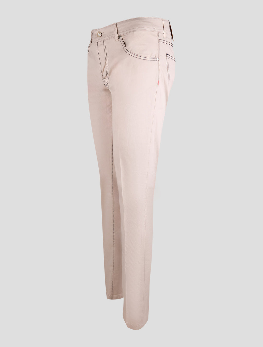 Marco Pescarolo Beige Cotton Silk Ea Jeans