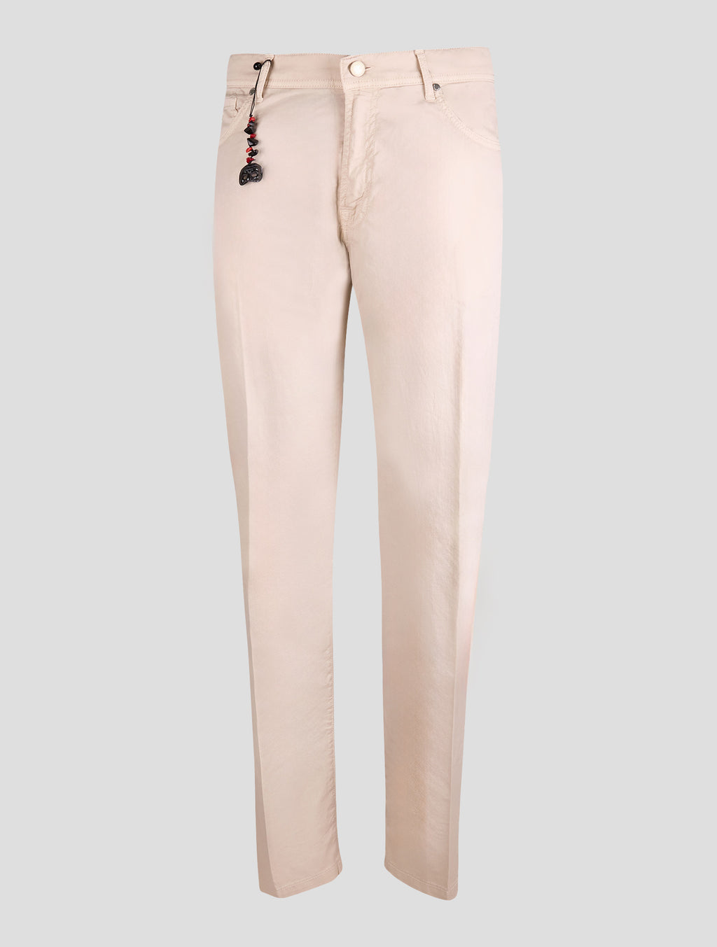 Marco Pescarolo Beige Cotton Silk Ea Jeans