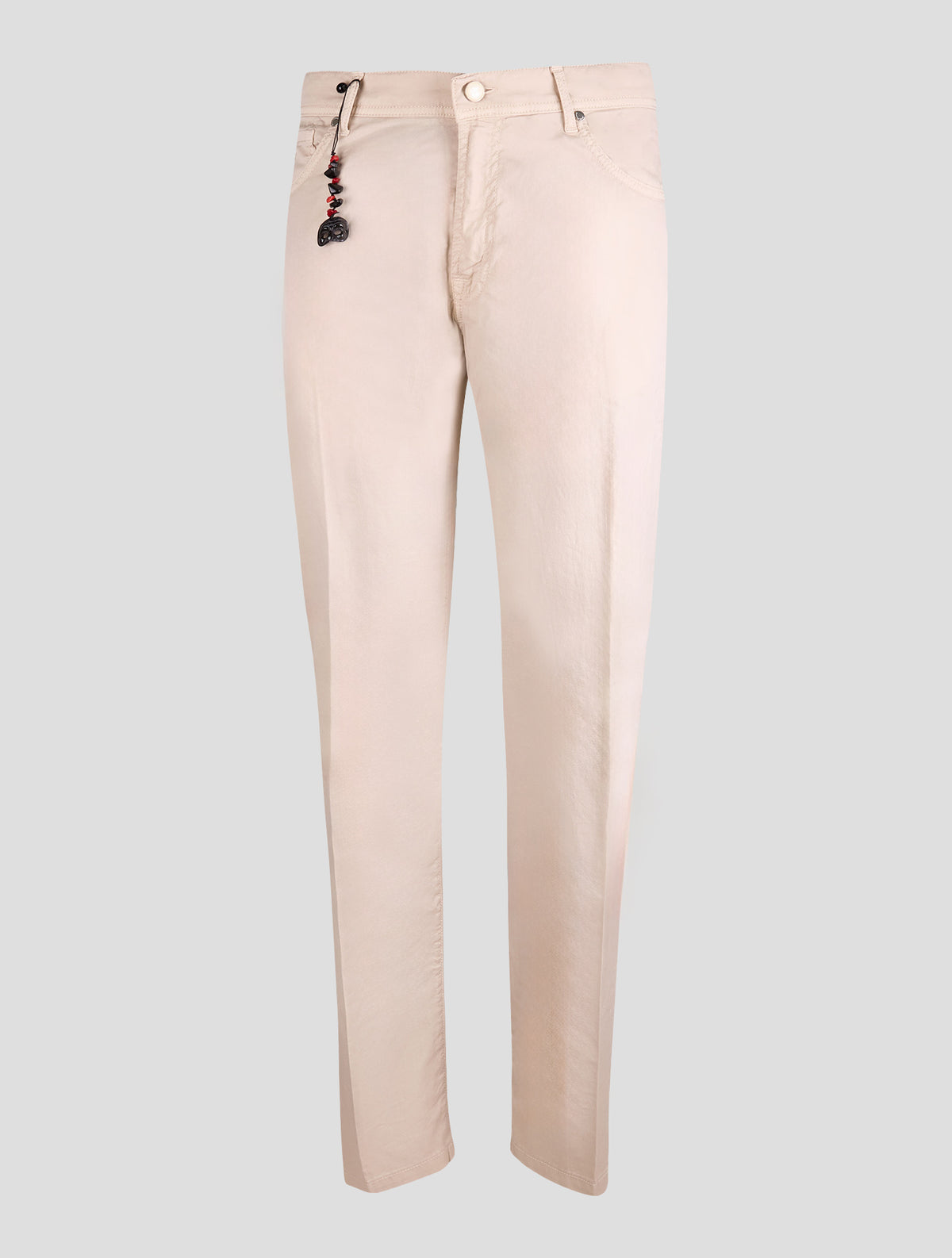 Marco Pescarolo Beige Cotton Silk Ea Jeans