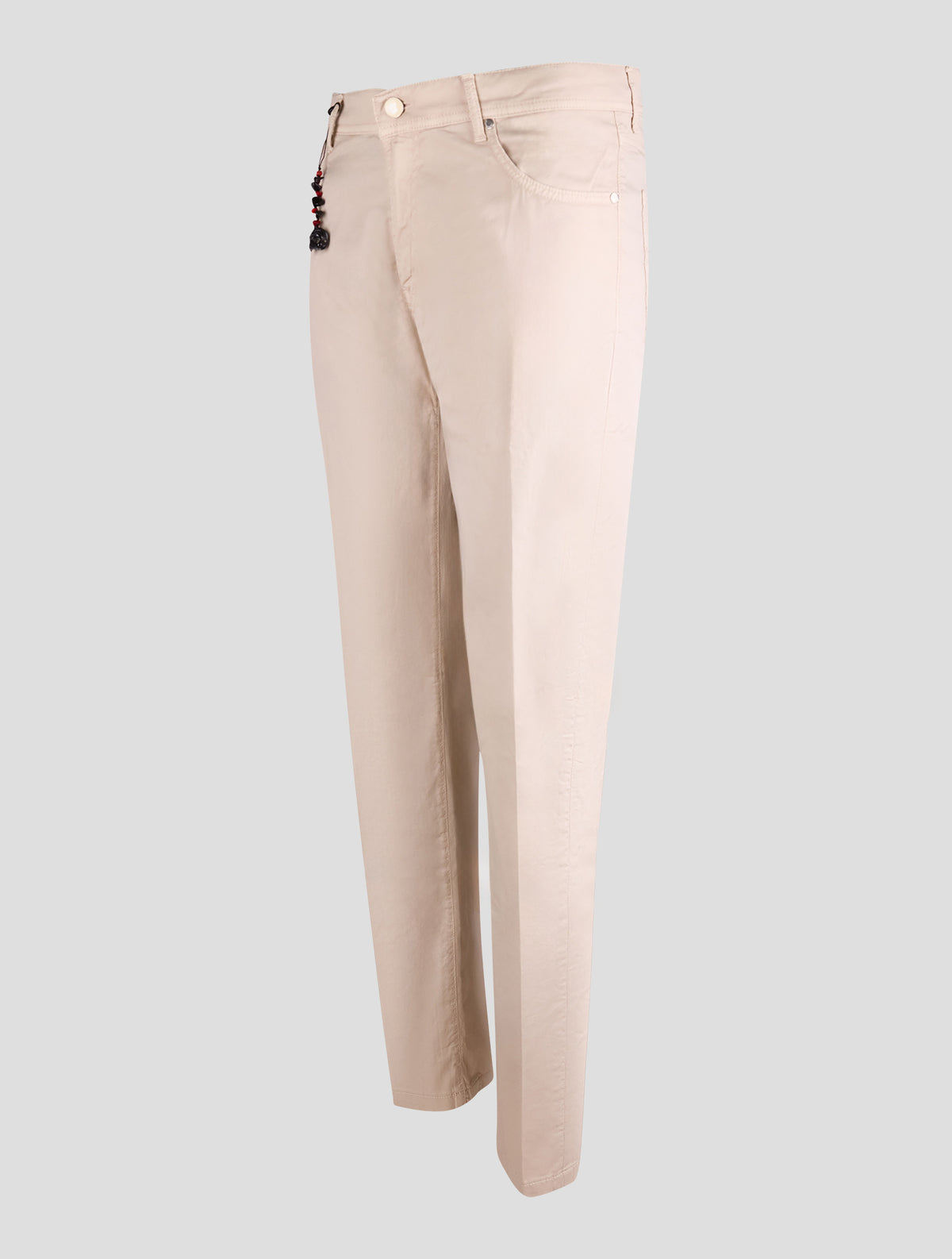 Marco Pescarolo Beige Cotton Silk Ea Jeans