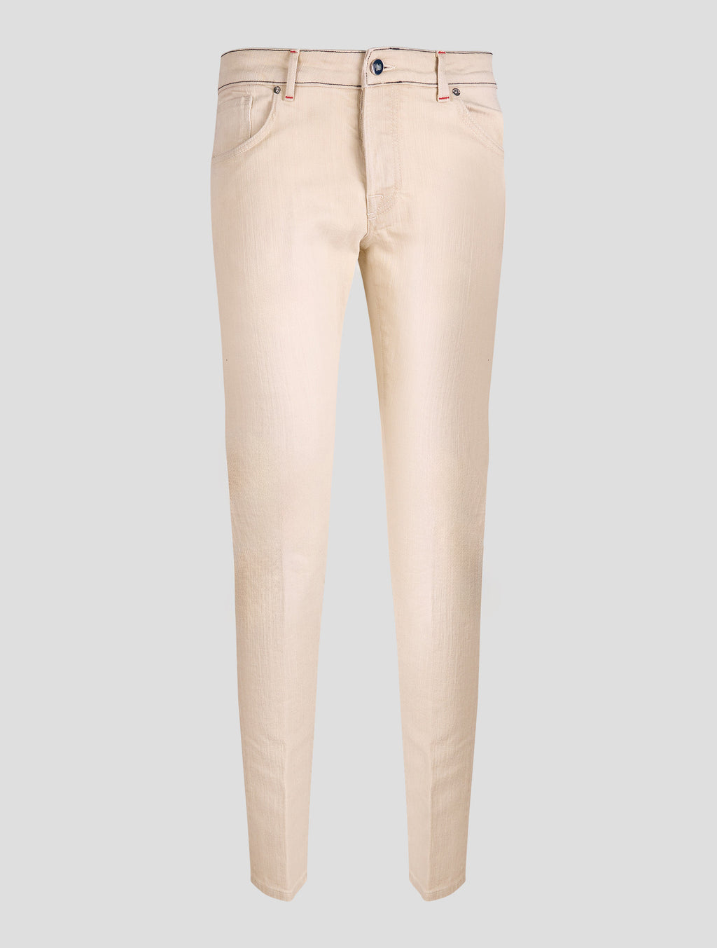 Marco Pescarolo Beige Cotton Pl Jeans