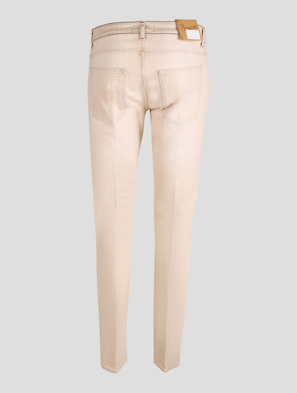 Marco Pescarolo Beige Cotton Pl Jeans