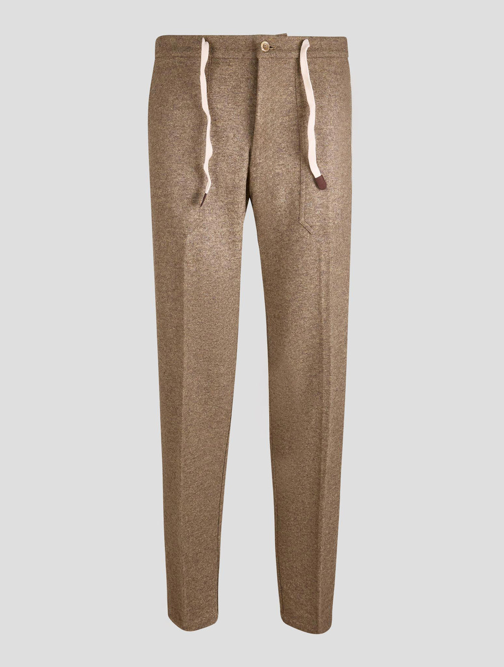 Marco Pescarolo Green Wool Cashmere Relaxed Pants
