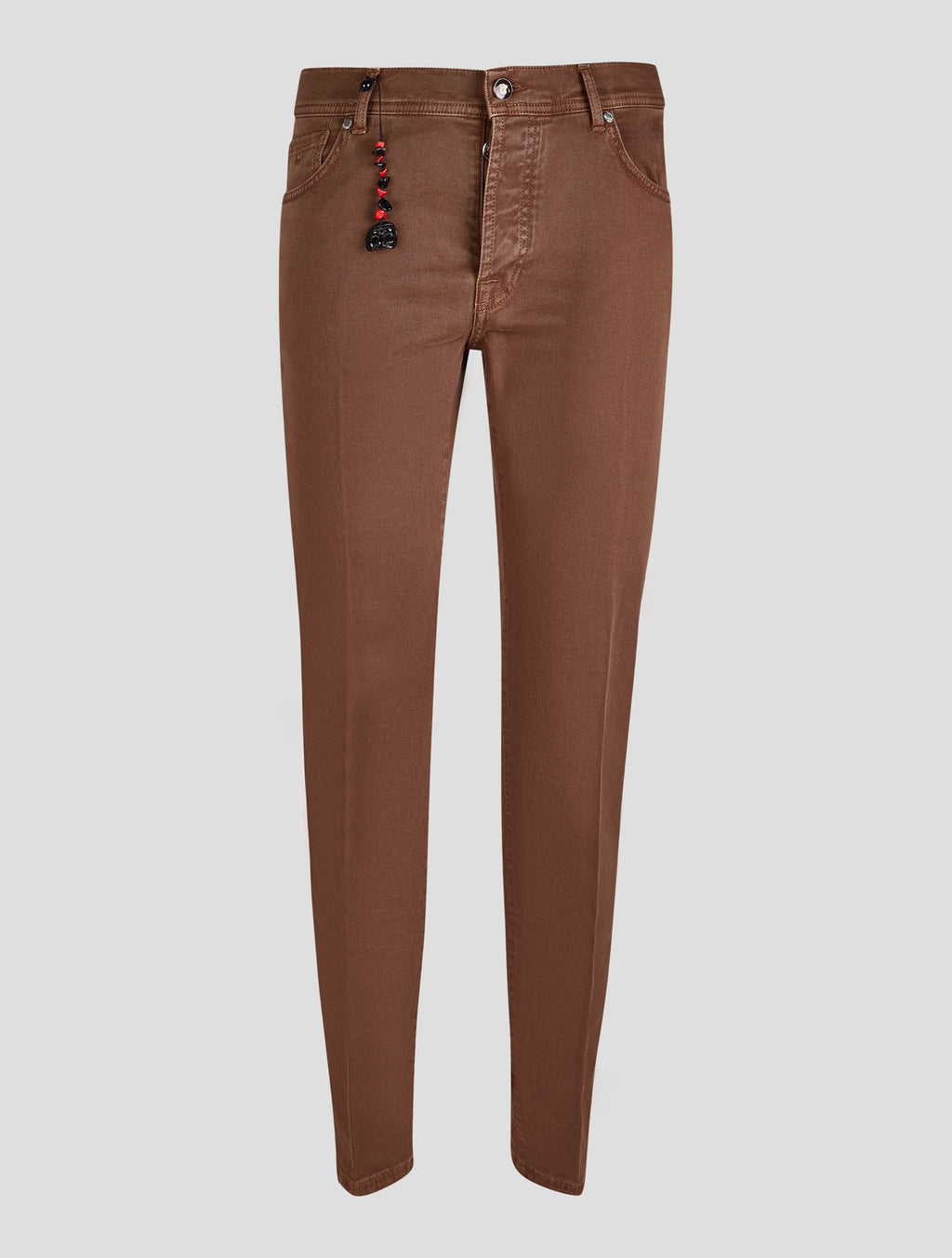 Marco Pescarolo Brown Lyocell Cotton Ea Jeans