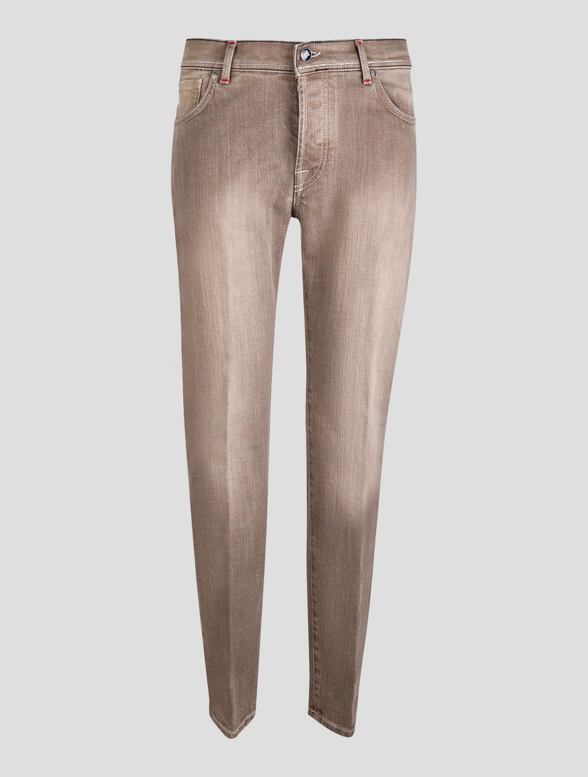Marco Pescarolo Gray Cotton Pl Jeans