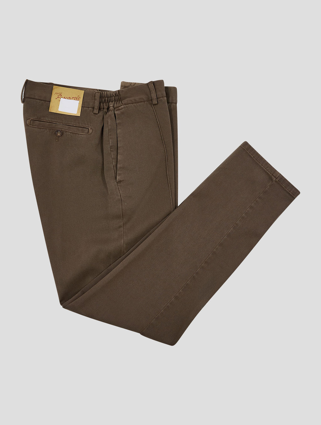 Marco Pescarolo Brown Cotton Cashmere Ea Pants
