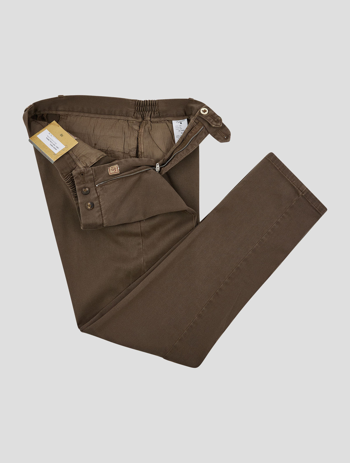 Marco Pescarolo Brown Cotton Cashmere Ea Pants