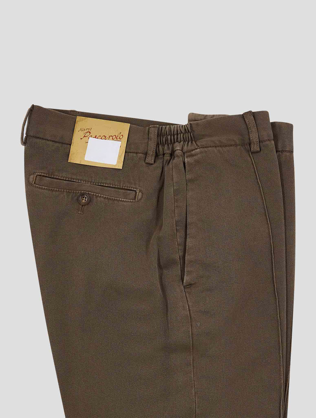 Marco Pescarolo Brown Cotton Cashmere Ea Pants