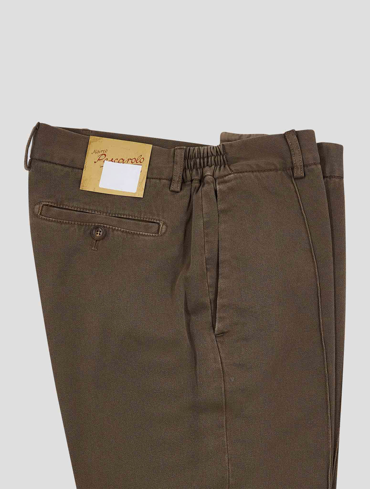 Marco Pescarolo Brown Cotton Cashmere Ea Pants