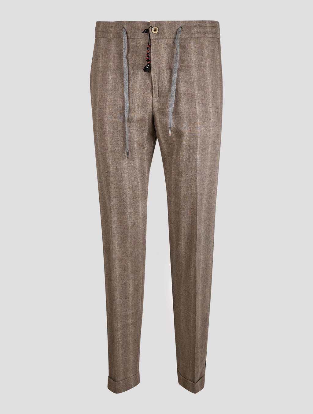Marco Pescarolo Brown Virgin Wool Cashmere Ea Pants