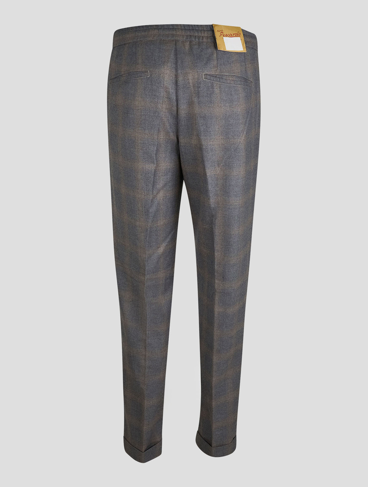Marco Pescarolo Gray Beige Virgin Wool Pants