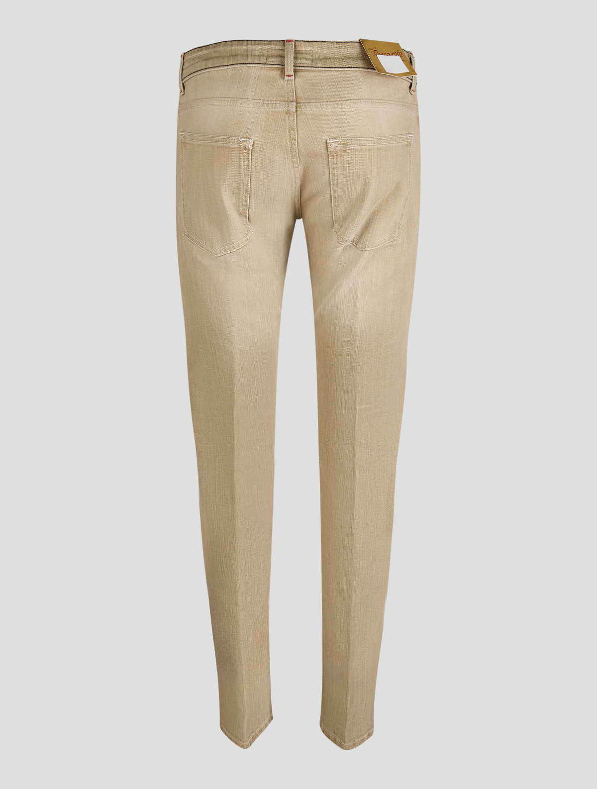 Marco Pescarolo Beige Cotton Pl Jeans