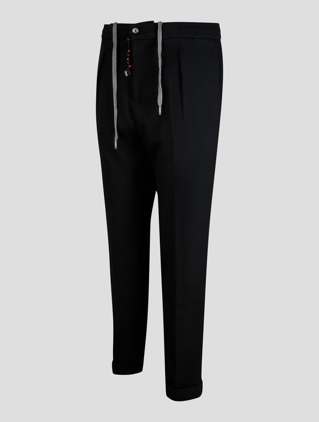 Marco Pescarolo Black Virgin Wool Cashmere Ea Pants