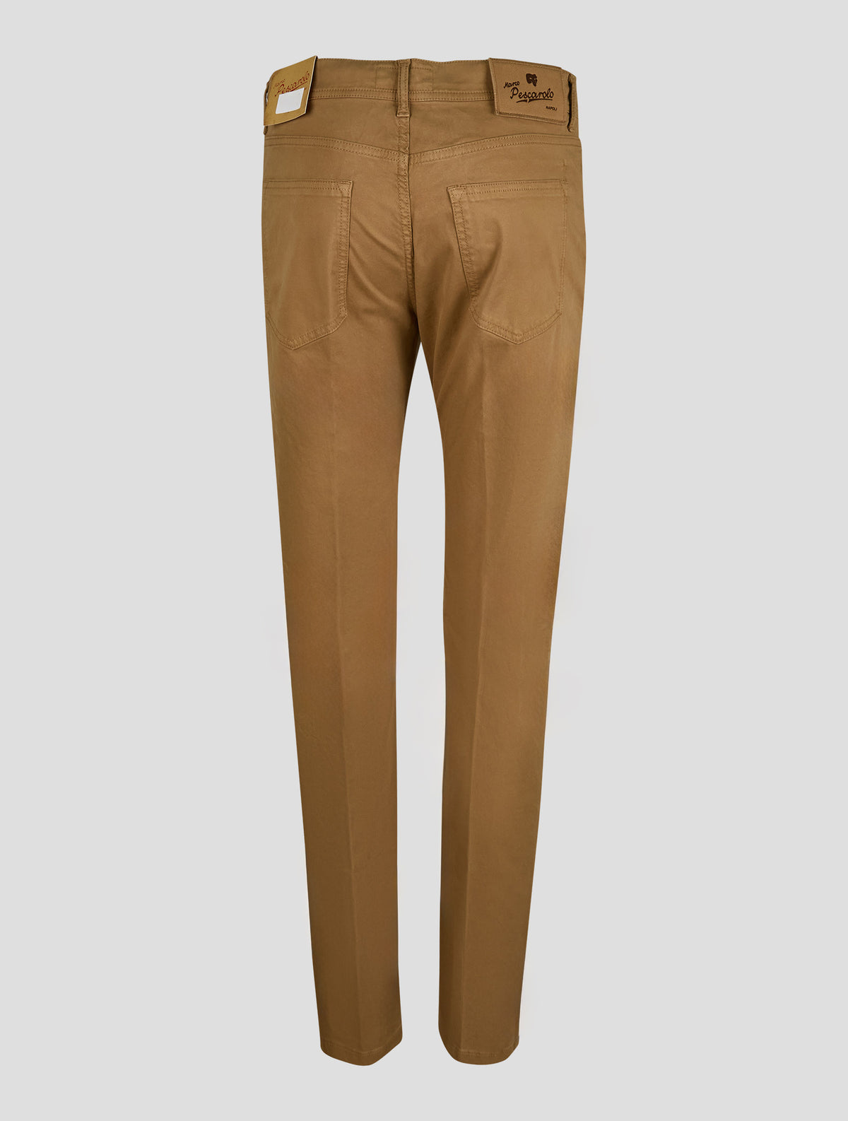 Marco Pescarolo Brown Cotton Ea Jeans