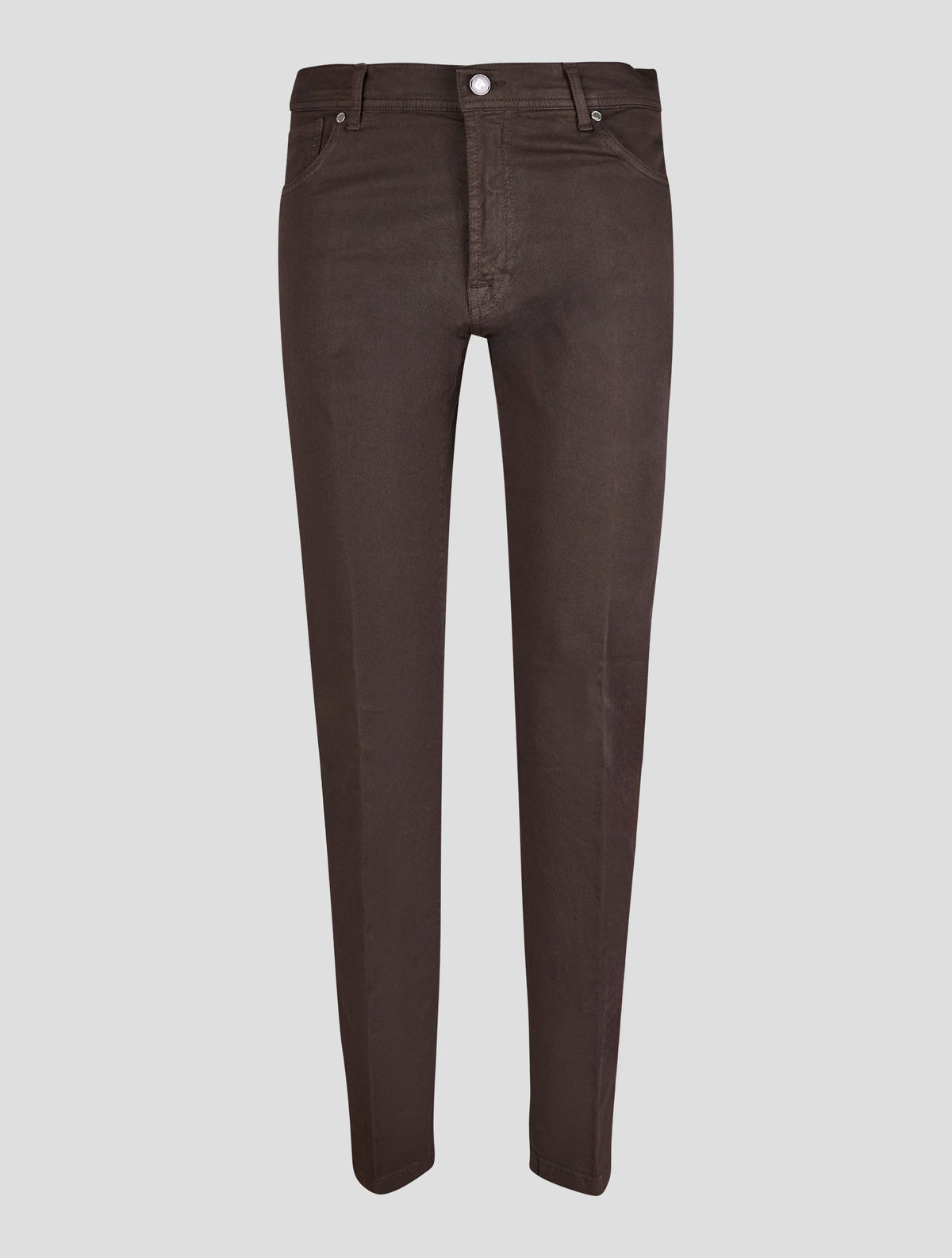 Marco Pescarolo Brown Cotton Ea Jeans