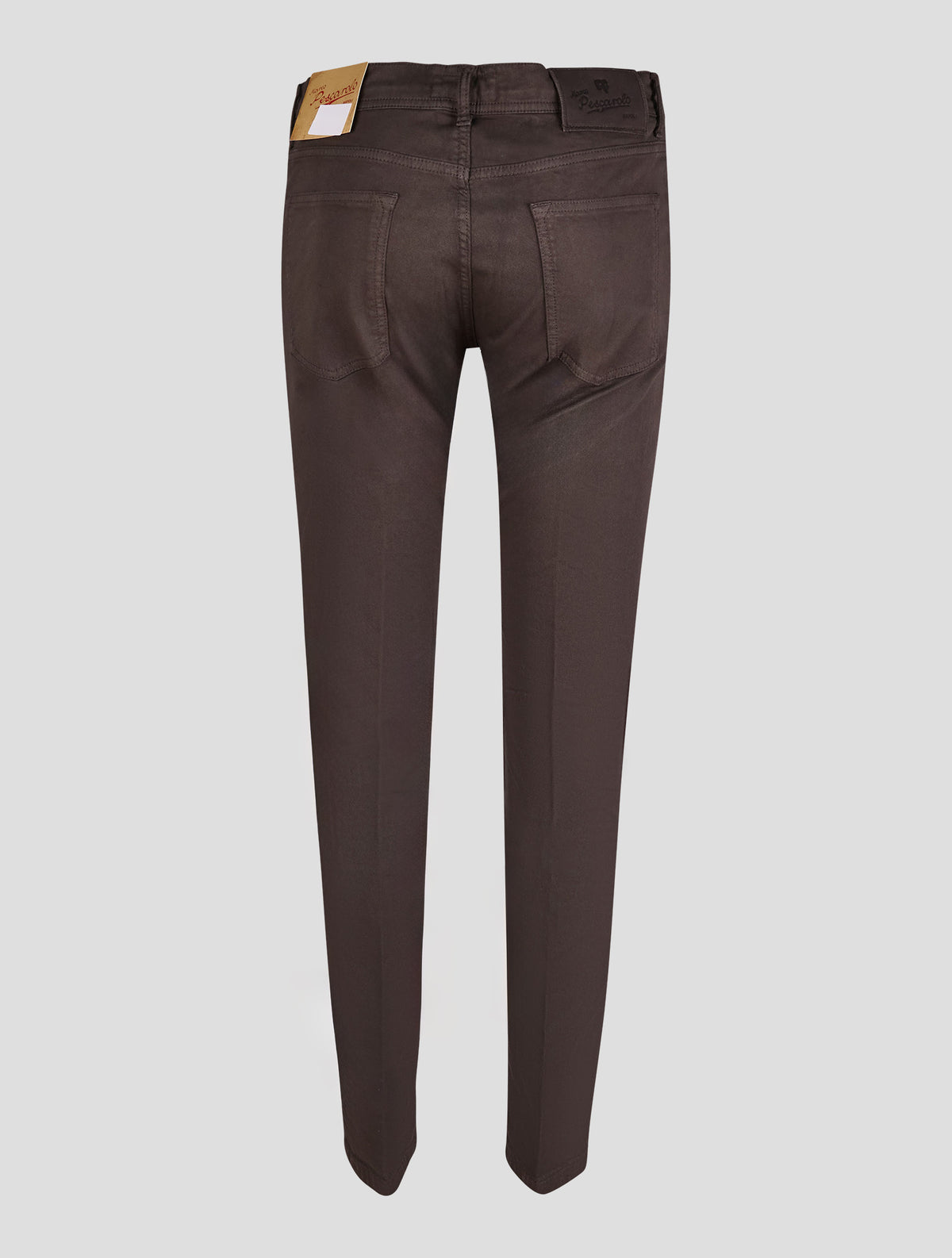 Marco Pescarolo Brown Cotton Ea Jeans