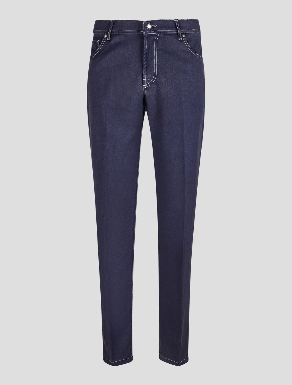 Marco Pescarolo Dark Blue Virgin Wool Jeans