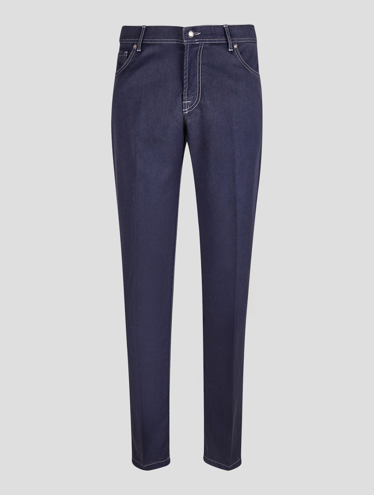 Marco Pescarolo Dark Blue Virgin Wool Jeans