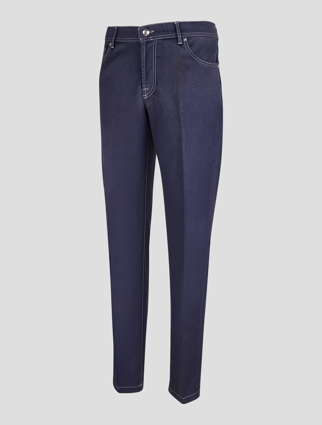 Marco Pescarolo Dark Blue Virgin Wool Jeans