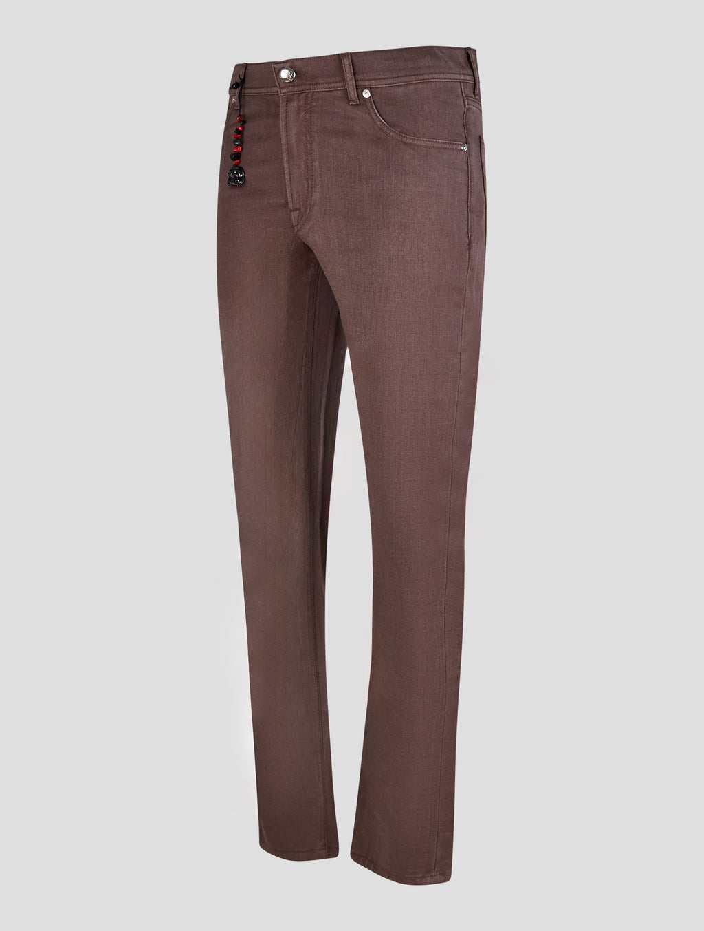 Marco Pescarolo Brown Virgin Wool Jeans