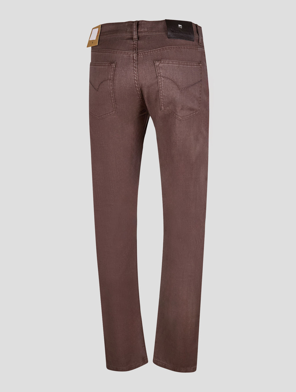 Marco Pescarolo Brown Virgin Wool Jeans