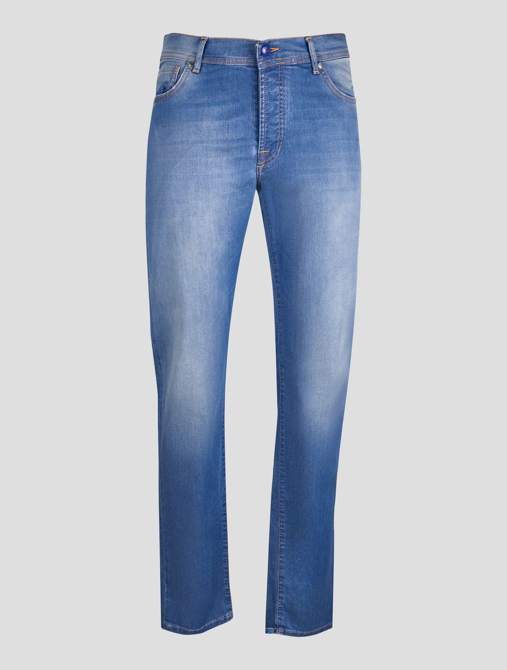 Marco Pescarolo Light Blue Cotton Lycra Silk Jeans