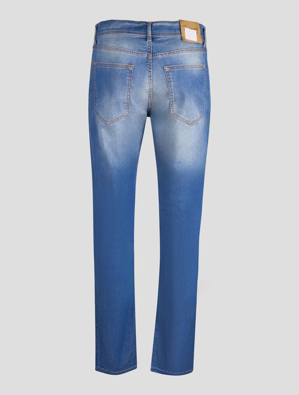 Marco Pescarolo Light Blue Cotton Lycra Silk Jeans
