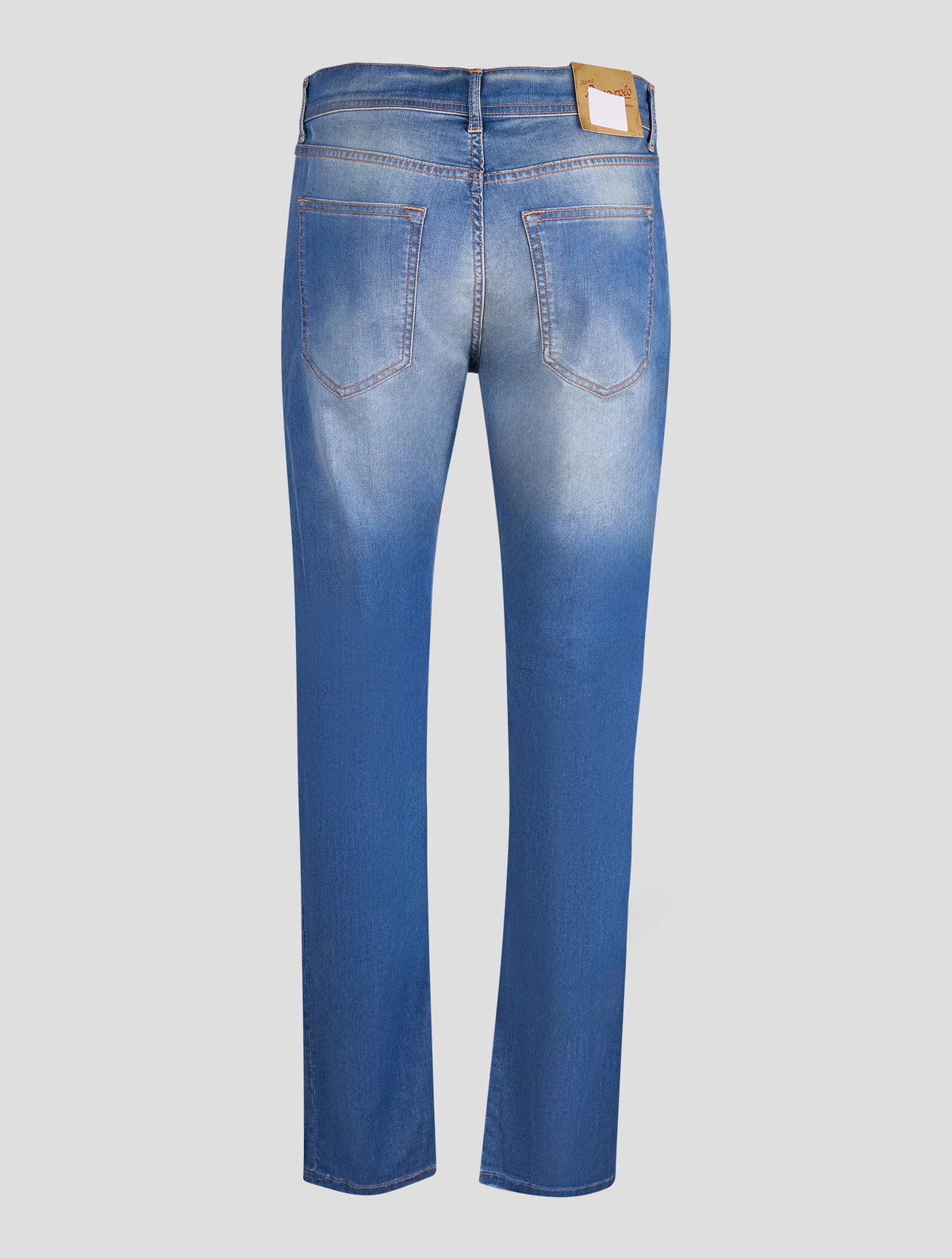 Marco Pescarolo Light Blue Cotton Lycra Silk Jeans